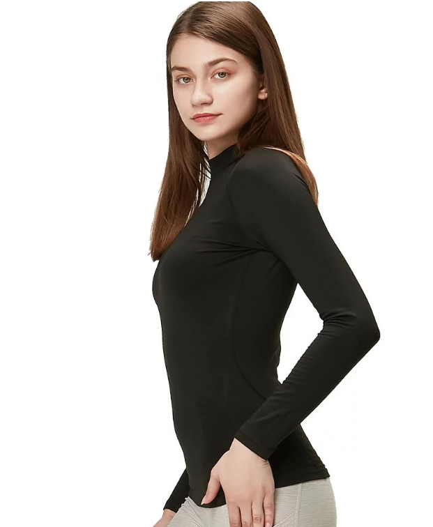 Áo giữ nhiệt nữ LÓT LÔNG vải mềm